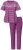 Ulla Popken 850403 Pidžama s cvjetnim uzorkom Ljubičasta - Pidžame/Loungewear - 