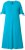 Ulla Popken 850724 Midi haljina kratkih rukava s pojasom za vezanje Tirkizna - Midi haljine - Ženske midi haljine plus size