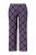 Ulla Popken 850864 3-dijelni komplet pidžame s kariranim uzorkom Ljubičasta - Pidžame/Loungewear - 