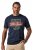 JP1880 850980 Majica s printom u vintage stilu Tamnoplava TALL - TALL T-shirts - Majice za Visoke Muškarce