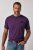 JP1880 850985 Majica s printom na prsima Tamnoljubičasta TALL - TALL T-shirts - Majice za Visoke Muškarce