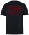 JP1880 851002 Majica s printom na prsima Crna TALL - TALL T-shirts - Majice za Visoke Muškarce