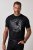 JP1880 851008 Majica s printom na prsima Crna TALL - TALL T-shirts - Majice za Visoke Muškarce