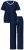 Ulla Popken 851245 Pidžama s prugama Tamnoplava - Pidžame/Loungewear - 