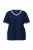 Ulla Popken 851245 Pidžama s prugama Tamnoplava - Pidžame/Loungewear - 