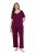 Ulla Popken 851245 Pidžama Bobičasto crvena - Pidžame/Loungewear - 