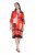 Ulla Popken 852024 Midi haljina A-kroja s 3/4 rukavima Ružičasta - Midi haljine - Ženske midi haljine plus size