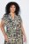 Ulla Popken 852257 Uzorkovana maxi haljina Taupe - Maxi haljine - Duge maxi haljine velikih brojeva