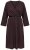Ulla Popken 852307 Haljina na preklop dugih rukava Mahagonij smeđa - Midi haljine - Ženske midi haljine plus size