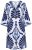 Ulla Popken 852314 Uzorkovana haljina Bijela - Midi haljine - Ženske midi haljine plus size
