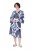 Ulla Popken 852314 Uzorkovana haljina Bijela - Midi haljine - Ženske midi haljine plus size