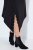 Ulla Popken 852636 Haljina na preklop Crna - Haljine od jerseyja - 