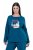 Ulla Popken 852710 Kućni pulover dugih rukava Petrolej - Pidžame/Loungewear - 