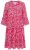 Ulla Popken 852841 Cvjetna haljina s volanima Magenta - Midi haljine - Ženske midi haljine plus size