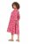 Ulla Popken 852841 Cvjetna haljina s volanima Magenta - Midi haljine - Ženske midi haljine plus size