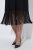 Ulla Popken 852937 Haljina od jerseya Crna - Haljine od jerseyja - 