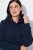 Ulla Popken 853353 Kućna haljina s kapuljačom Tamnoplava - Pidžame/Loungewear - 