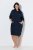 Ulla Popken 853353 Kućna haljina s kapuljačom Tamnoplava - Pidžame/Loungewear - 