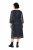 Ulla Popken 853620 Midi haljina sa životinjskim uzorkom s 3/4 rukavima Crna - Midi haljine - Ženske midi haljine plus size