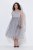 Ulla Popken 853879 Midi haljina A-kroja Siva - Midi haljine - Ženske midi haljine plus size