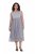 Ulla Popken 853879 Midi haljina A-kroja Siva - Midi haljine - Ženske midi haljine plus size