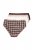 Ulla Popken 854114 Karirane gaćice 5 kom Taupe - Gaćice - 