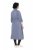 Ulla Popken 854413 Midi haljina s vezicom Siva - Midi haljine - Ženske midi haljine plus size