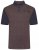 Kam Jeans 5490 Jersey Weave Contrast Polo Navy - Polo majice - Muške Polo Majice Veliki Brojevi