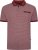  Kam Jeans 5488 Dobby Print Pique Polo Wine - Polo majice - Muške Polo Majice Veliki Brojevi