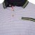 Kam Jeans 5488 Dobby Print Pique Polo Navy - Polo majice - Muške Polo Majice Veliki Brojevi