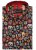 Kam Jeans 6040 Floral Skull Print Shirt Black - Košulje - Muške Košulje Veliki Brojevi