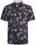 Kam Jeans 6045 Dragonfly Digital Print Short Sleeve Shirt Navy - Košulje - Muške Košulje Veliki Brojevi