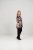 Scandinavian Caramel Flower Petals Tunic Brown - Tiskana majica za žene - 