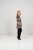 Scandinavian Caramel Flower Petals Tunic Brown - Tiskana majica za žene - 