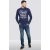 D555 Austin Long Sleeve T-shirt Navy - Majice Kratkih Rukava - Muške Majice Kratkih Rukava Veliki Brojevi