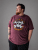 Kam Jeans 5753 Buccaneer Print T-Shirt BURGUNDY MARL - Majice Kratkih Rukava - Muške Majice Kratkih Rukava Veliki Brojevi 