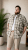 Kam Jeans 6339 Checked Short Sleeve Shirt Beige - Košulje - Muške Košulje Veliki Brojevi