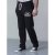 D555 Tony Sweatpants Black - Sportske hlače & kratke - Muške Trenirke Veliki Brojevi