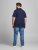 Jack & Jones Jersey Polo Navy - Polo majice - Muške Polo Majice Veliki Brojevi