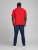 Jack & Jones Elogo T-Shirt True Red - Majice Kratkih Rukava - Muške Majice Kratkih Rukava Veliki Brojevi 
