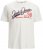 Jack & Jones Elogo T-Shirt White - Majice Kratkih Rukava - Muške Majice Kratkih Rukava Veliki Brojevi 