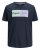 Jack & Jones Joshua T-shirt Navy - Majice Kratkih Rukava - Muške Majice Kratkih Rukava Veliki Brojevi 