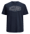 Jack & Jones Preston Crew Neck T-Shirt Navy - Majice Kratkih Rukava - Muške Majice Kratkih Rukava Veliki Brojevi 