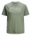 Jack & Jones Preston T-Shirt Sea Spray - Majice Kratkih Rukava - Muške Majice Kratkih Rukava Veliki Brojevi 