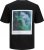 Jack & Jones JCOEDITION BERLIN T-Shirt Black - Majice Kratkih Rukava - Muške Majice Kratkih Rukava Veliki Brojevi 