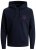 Jack & Jones JJESHARK SWEAT Hoodie Navy - Puloveri & dukserice - Muške Puloveri & dukserice veliki brojevi