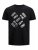 Jack & Jones JCOSTREET TEE Black - Majice Kratkih Rukava - Muške Majice Kratkih Rukava Veliki Brojevi 