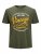 Jack & Jones JPRBLUBOOSTER TEE Khaki - Majice Kratkih Rukava - Muške Majice Kratkih Rukava Veliki Brojevi 