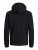 Jack & Jones JCOBERG SWEAT ZIP Hoodie Black - Puloveri & dukserice - Muške Puloveri & dukserice veliki brojevi