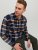 Jack & Jones JOROWEN CHECK COMFORT Shirt Navy - Košulje - Muške Košulje Veliki Brojevi